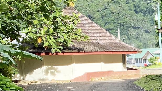 A classroom at Alataua II Elementary School