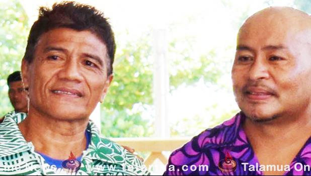 Alatise Leafa Vitale (left) with Talalelei Pauga