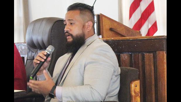 Governor’s assistant legal counsel Alema Leota
