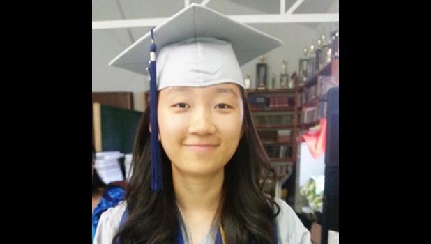 Valedictorian Alice Park [photo: Blue Chen-Fruean]