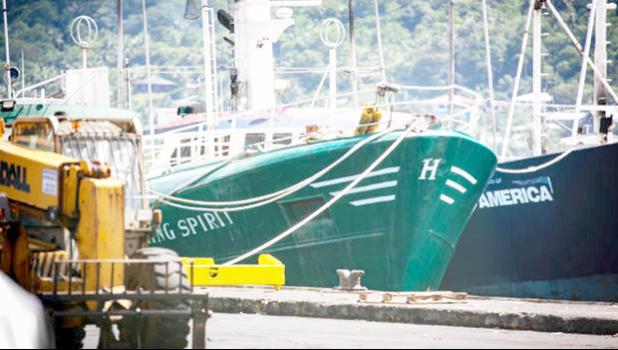 Part of the American Samoa longliner fleet