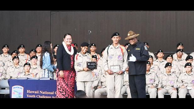 Hawaii National Guard Youth Challenge Academy graduation ceremony