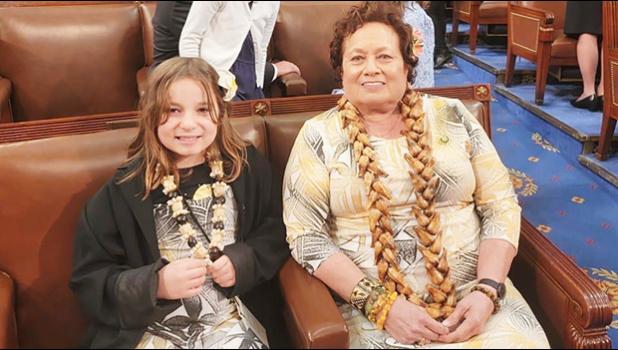 Amata and her granddaughter 
