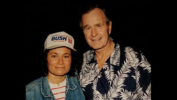 Amata with President Bush