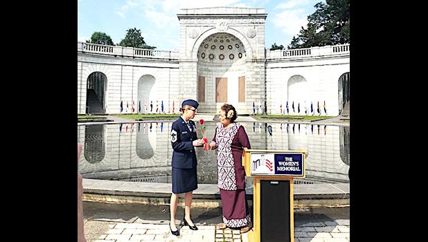 Congresswoman Amata honoring Chief Master Sergeant Armga