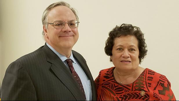 Congresswoman Amata with Secretary Bernhardt.