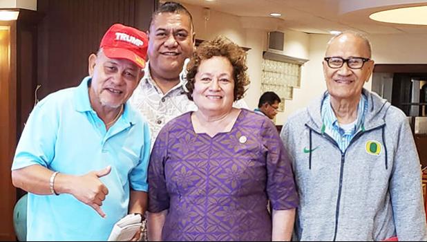 Amata and veterans in Honolulu