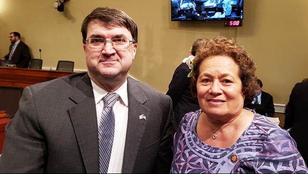  Congresswoman Amata with VA Secretary Wilkie