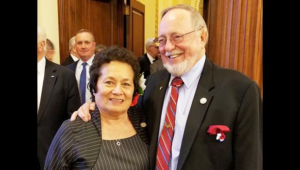 Aumua Amata and Rep. Don Young