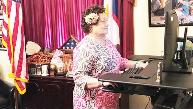 Congresswoman Uifa’atali Amata i