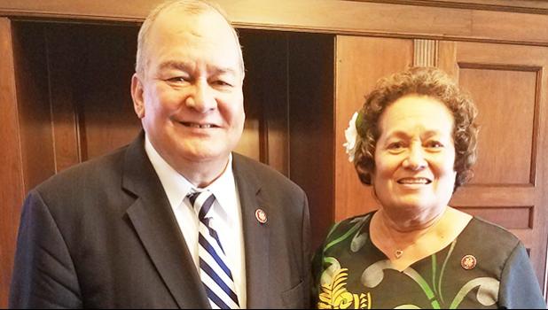 Congresswoman Amata and Congressman Sablan
