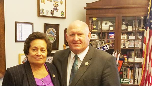 Congresswoman Amata meeting with Ag Committee Ranking Member Glenn Thompson