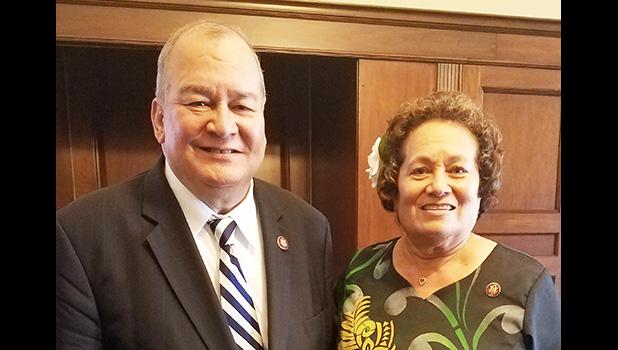 Congresswoman Amata and Congressman Sablan
