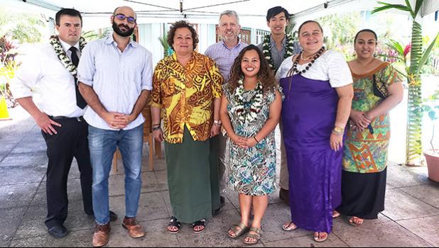 Congresswoman Amata with the GAO team