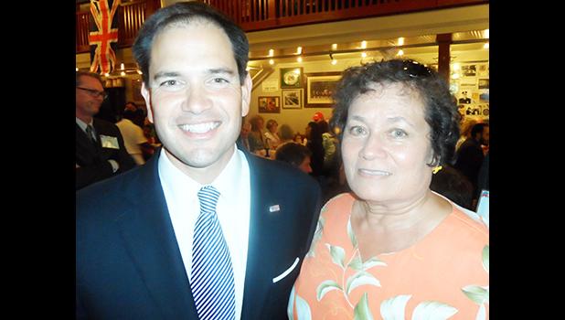 Congresswoman Amata and Sen. Marco Rubio