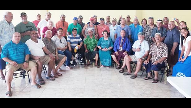Amata with Veterans at a 2019 Town Hall