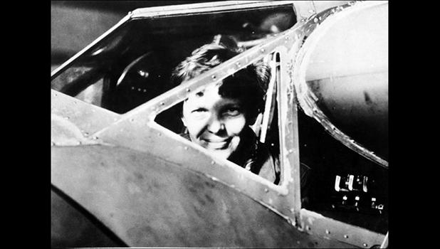  An undated photo from the 1930s shows Amelia Earhart in Essonne, France.