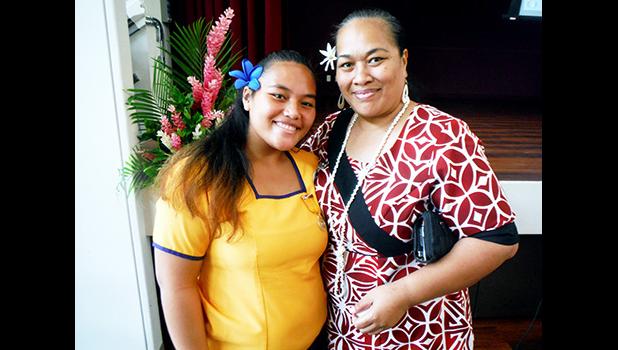 Precious Ameperosa and her mother
