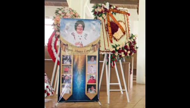 Photos of Angie at her funeral