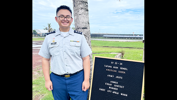 Cadet Captain Mann Apelu