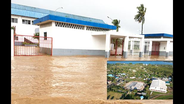 Flooding in Apia park in 2021