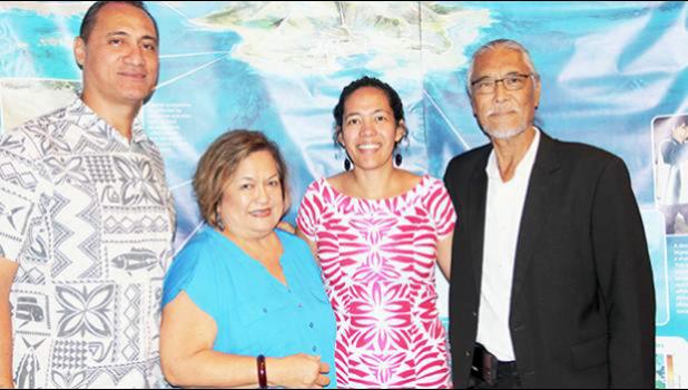  [l-r] the newly appointed Council chairman and also American Samoa Council member, Taotasi Archie Soliai; Council executive director Kitty M. Simonds; American Samoa Council member Christinna Lutu-Sanchez; and the Council’s late chairman, Edwin A. Ebisui Jr. - who passed away earlier this year in July