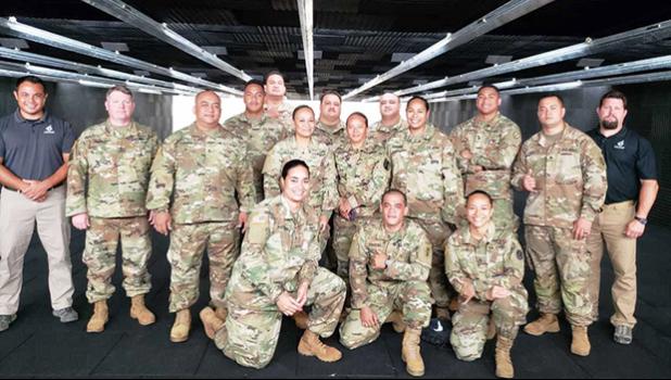 The 9th Mission Support Command Soldiers selected to be Modular Small Arms Range Certified Range Operators