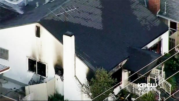 Burned house
