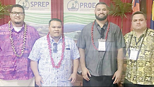 AS-EPA deputy director William Sili; Finance and Special Projects Manager, Victor Tuiasosopo; Administration Manager, Neil Pilcher; and IT Manager, Edgar Apulu