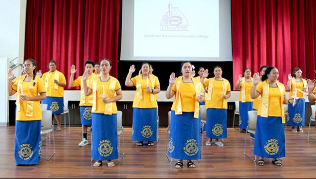 New members of the ASCC chapter of the Phi Theta Kappa