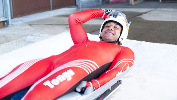 Bruno Banani, a Tongan luger who qualified for the 2014 Winter Olympic Games
