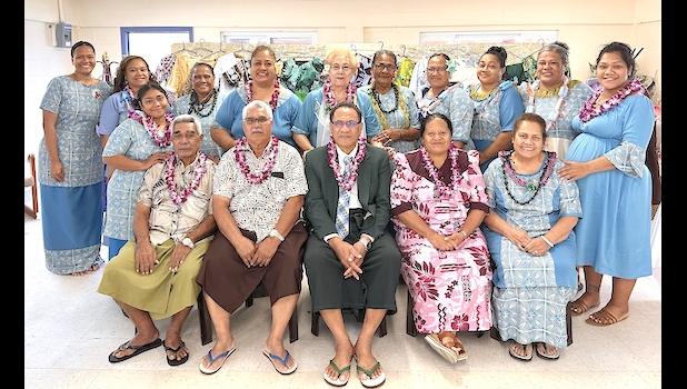 The ladies of Fagalii Tinifu with others