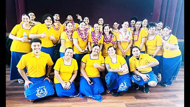 New and current members of the Phi Theta Kappa at ASCC