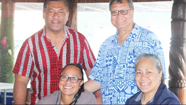 official Tosima’ea Tupua (left) and Ti’alemasunu Dr. Mikaele Etuale (right)