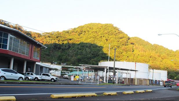 ASG tank farm facility in Utulei
