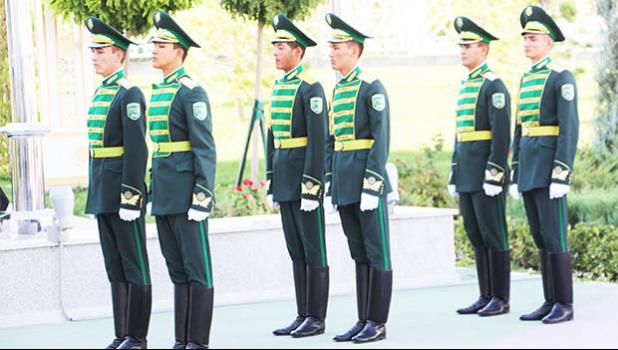 Honor Guard during flag raising ceremony. (Photo:ASNOC\TCA) Honor Guard during flag raising ceremony. (Photo:ASNOC\TCA)