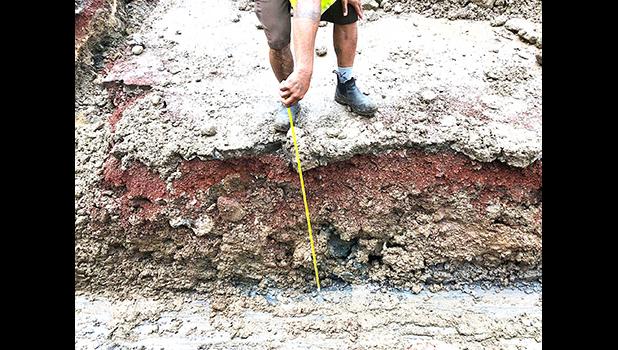 A look at the area in Aua where oil contaminants were found last week