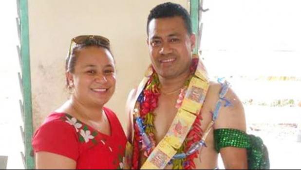 Fiaalii Mariner, pictured here with wife Alei Leuluaialii, contracted dengue fever in Samoa and died weeks later. [photo: GIVEALITTLE]