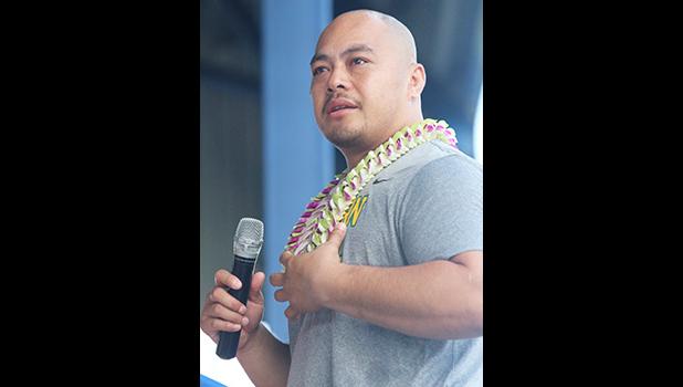 Guest speaker Keikiokalani Misipeka of Missouri Southern State University