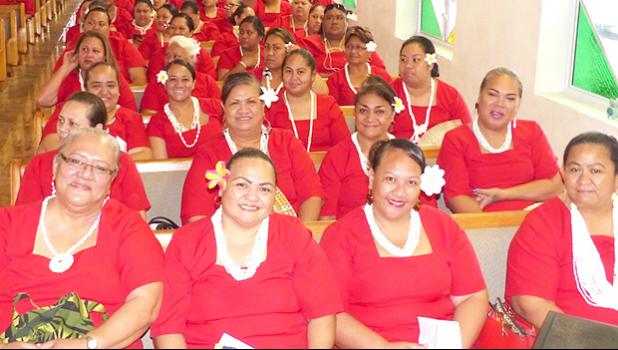 Some of the DHSS employees at prayer service