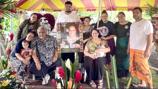 Langkilde family at the funeral of Sevenlittlesisters Langkilde