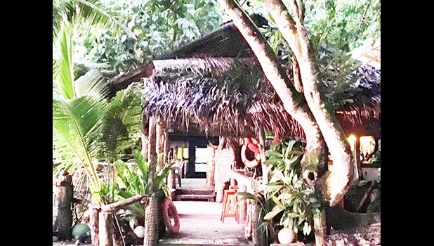 Interior of Tisa's Barefoot Bar