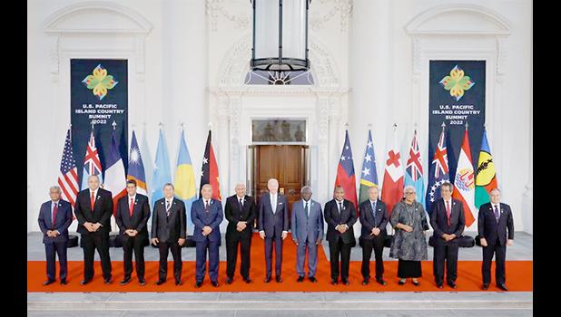 Biden with Pacific leaders