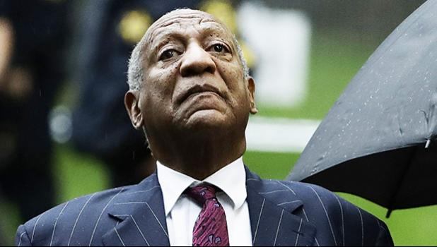 In this Sept. 25, 2018, file photo, Bill Cosby arrives for his sentencing hearing at the Montgomery County Courthouse in Norristown, Pa. Cosby, now inmate No. NN7687 in a Pennsylvania prison, was not slapped with a chicken patty during a food fight despite reports circulating online. (AP Photo/Matt Slocum, File) Bill Cosby file photo