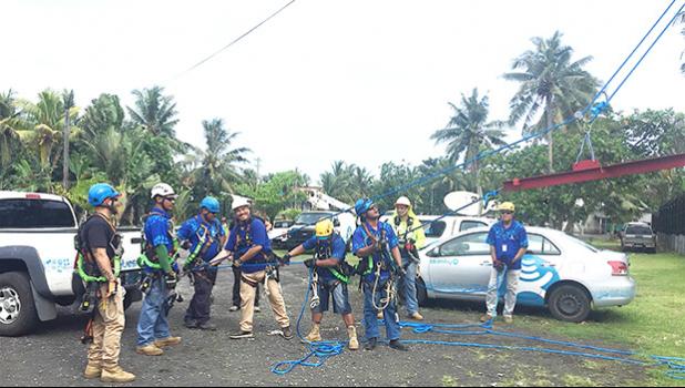 Now certified, Bluesky Technical staff successfully completed safety and rescue training, allowing for Bluesky to ensure employee safety.  [Courtesy photo]