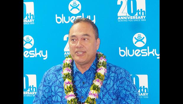 Bluesky CEO, Toleafoa Douglas Creeveys 