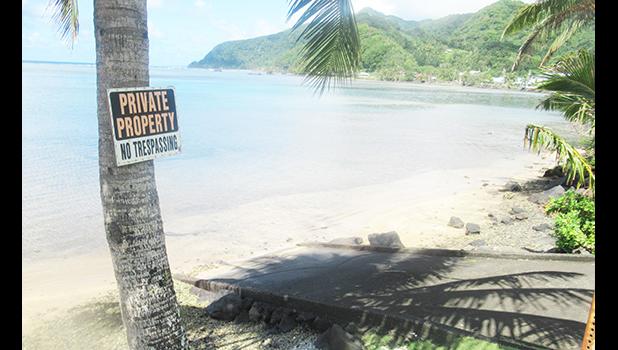 Fagaitua boat ramp