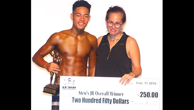Men’s Junior Overall Winner, Fa’afetai So’oalo. [photo: TG]