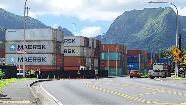 First responders at the Port of Pago Pago