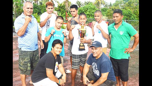 American Samoa’s winning boxing team